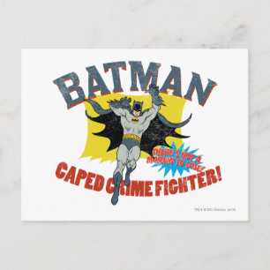 Carte Postale Batman Caped Crime Fighter