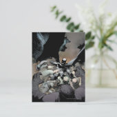 Carte Postale Batman Combattre les ennemis de l'arc (Debout devant)