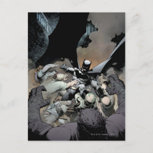 Carte Postale Batman Combattre les ennemis de l'arc