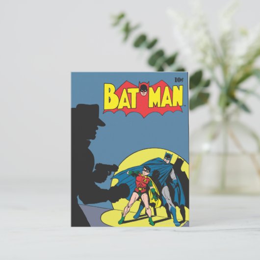 Carte Postale Batman Comic - avec Robin (Debout devant)
