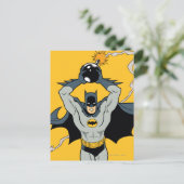 Carte Postale Batman Coureur Avec Bombe (Debout devant)
