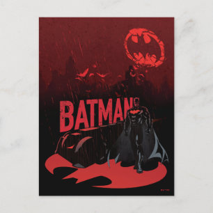 Carte Postale Batman Crimson Rain
