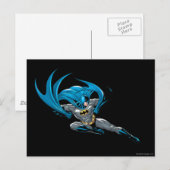 Carte Postale Batman donne le bon coup (Devant / Derrière)