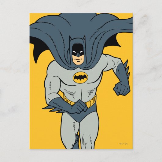 Carte Postale Batman en cours d'exécution (Devant)