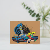 Carte Postale Batman Et Robin Dans Batcave (Debout devant)