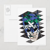 Carte Postale Batman et The Joker Collage (Devant / Derrière)