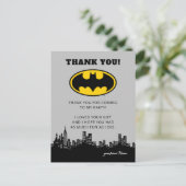Carte Postale Batman Gotham City | Merci pour votre anniversaire (Debout devant)