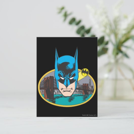 Carte Postale Batman Head (Debout devant)