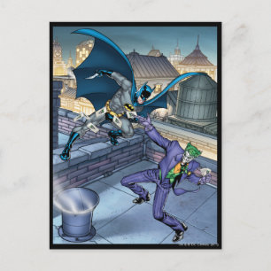 Carte Postale Batman & Joker - Bataille