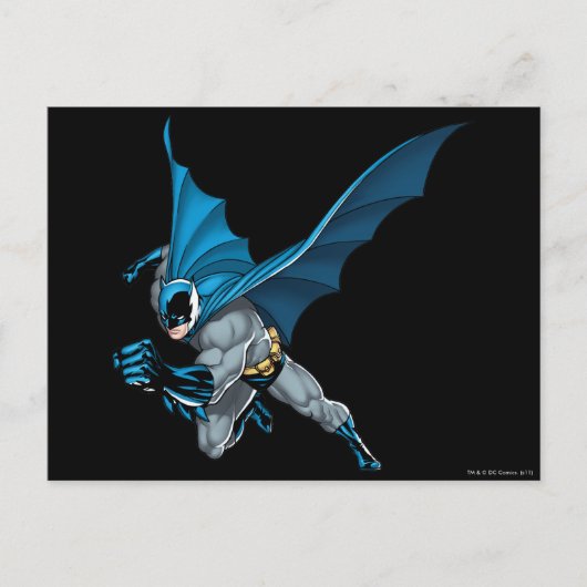 Carte Postale Batman Leaps - Bras en avant (Devant)