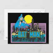 Carte Postale Batman & Lettres (Devant / Derrière)