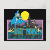 Carte Postale Batman & Lettres (Devant)