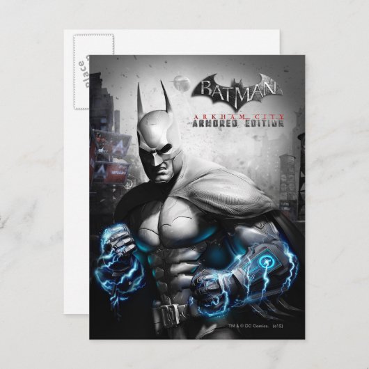 Carte Postale Batman - Lightning (Devant / Derrière)