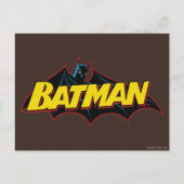 Carte Postale Batman | Logo de l'ancienne école (Devant)
