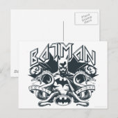 Carte Postale Batman | Logo Snakes (Devant / Derrière)