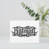 Carte Postale Batman | Logo stylisé (Debout devant)