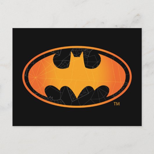 Carte Postale Batman | Logo Web d'Halloween (Devant)