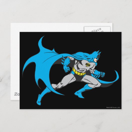 Carte Postale Batman Lunges (Devant / Derrière)