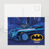 Carte Postale Batman Patrouille de nuit dans la ville de Gotham (Devant / Derrière)