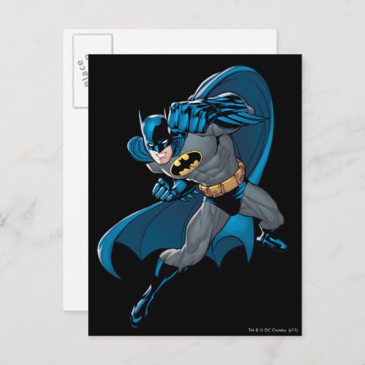 Carte Postale Batman Punch (Devant / Derrière)