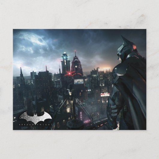 Carte Postale Batman regarde la ville (Devant)