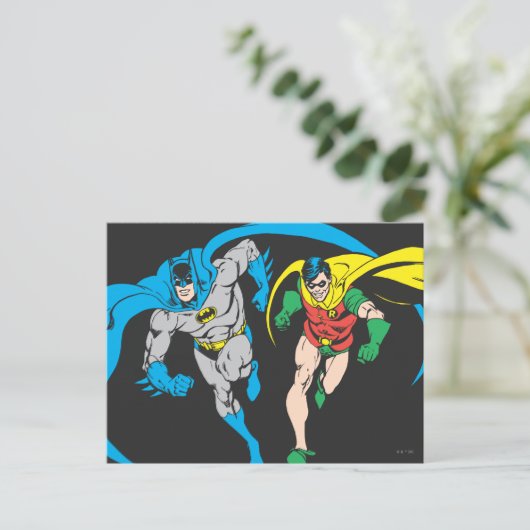 Carte Postale Batman & Robin (Debout devant)