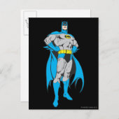 Carte Postale Batman Stands (Devant / Derrière)