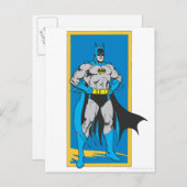 Carte Postale Batman Stands 2 (Devant / Derrière)