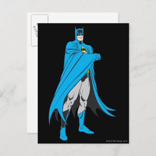 Carte Postale Batman Stands 2 2 (Devant / Derrière)