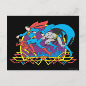 Carte Postale Batman + Superman + Flash (Devant)