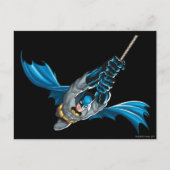 Carte Postale Batman Swings from Rope (Devant)