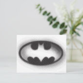 Carte Postale Batman Symbol | Halftone Logo (Debout devant)