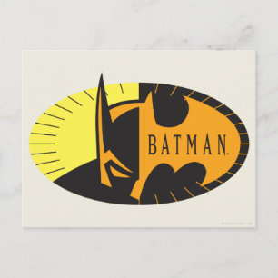 Carte Postale Batman Symbol Silhouette Logo