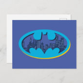 Carte Postale Batman | Symbole de la ville de Gotham (Devant / Derrière)