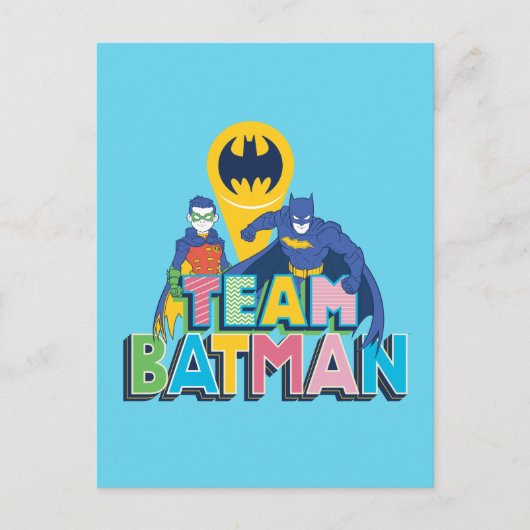 Carte Postale Batman | Team Batman (Devant)
