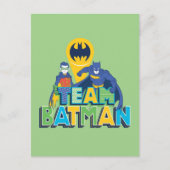 Carte Postale Batman | Team Batman & Robin (Devant)