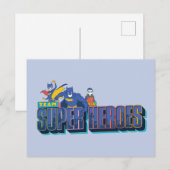 Carte Postale Batman | Team Super Heroes (Devant / Derrière)