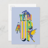 Carte Postale Batman | Team Up (Devant / Derrière)