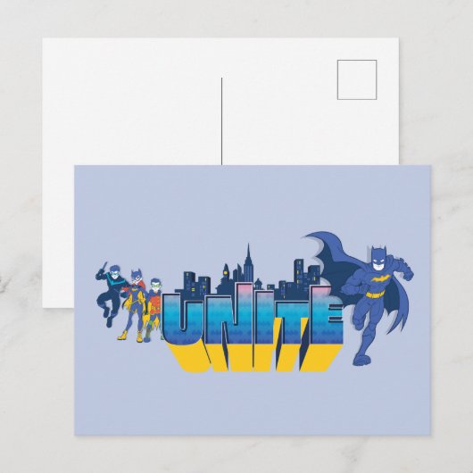 Carte Postale Batman | UNITE (Devant / Derrière)