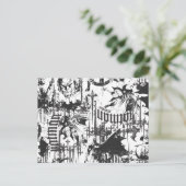 Carte Postale Batman Urban Legends - Caped Crusader Motif BW (Debout devant)