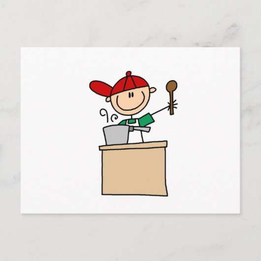 Carte Postale Bâton mâle - Cuisson (Devant)