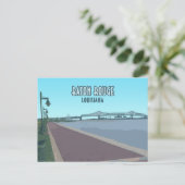 Carte Postale Baton Rouge Mississippi River Louisiane (Debout devant)