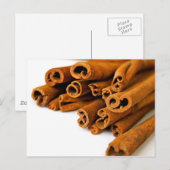 Carte Postale Bâtonnets de cannelle (Devant / Derrière)