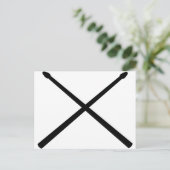 Carte Postale Bâtons à tambour (Debout devant)