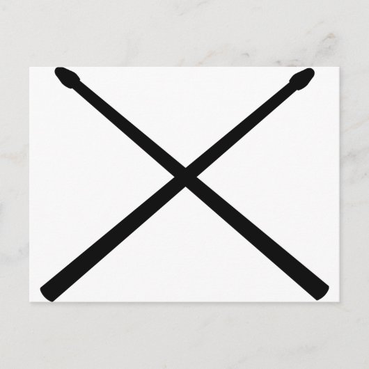 Carte Postale Bâtons à tambour (Devant)