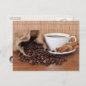 Carte Postale Bâtons café et cannelle (Devant / Derrière)