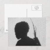 Carte Postale bâtons et pierre (Devant / Derrière)