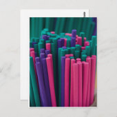 Carte Postale Bâtons vibrants d'encens (Devant / Derrière)