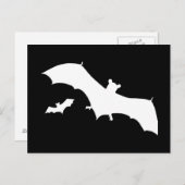 Carte Postale Bats d'Halloween (Devant / Derrière)