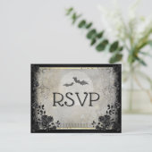 Carte Postale Bats gothiques gris RSVP PostCard (Debout devant)